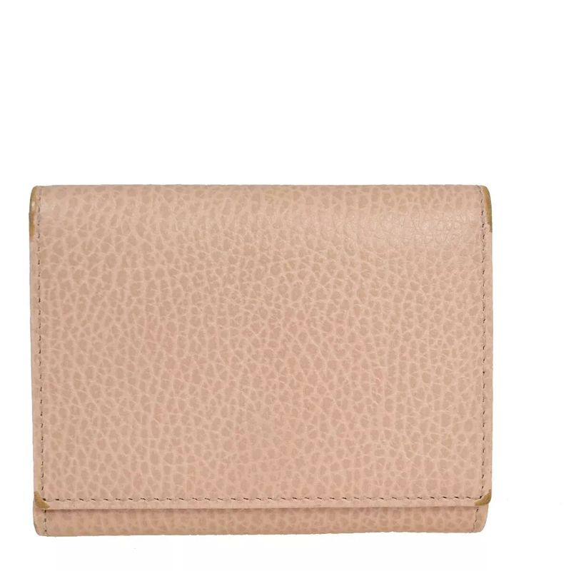Gucci GG Marmont Logo Trifold Wallet Compact W Hook Pink Leather 65 Bs022 — view 3