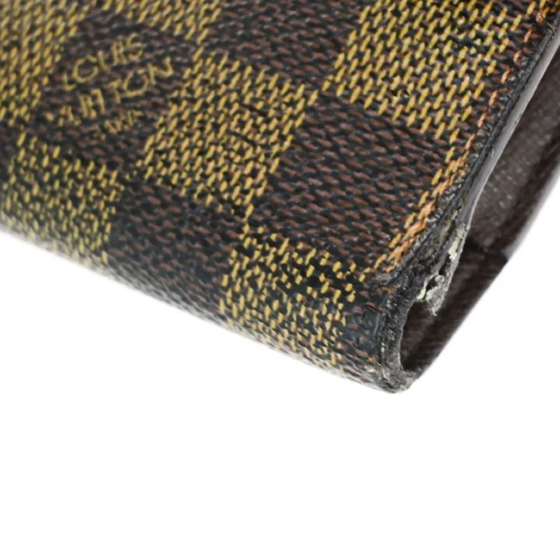 Louis Vuitton Long Wallet Zippy Damier Set Of 3 38 Bs021 — view 6