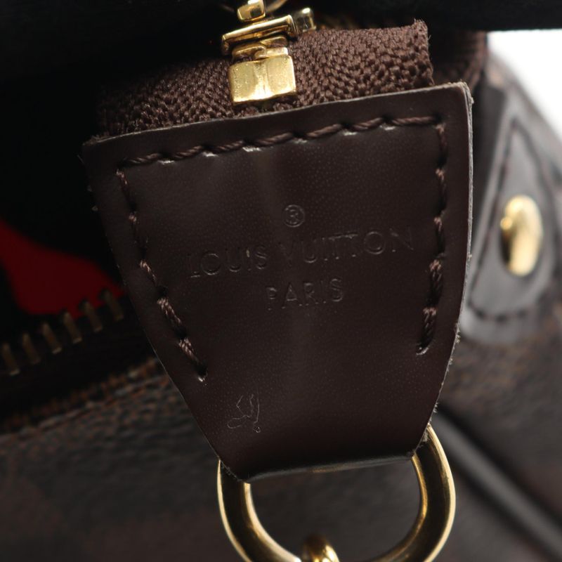 Louis Vuitton Handbag Eva Damier Ebene Leather — view 4