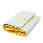 Louis Vuitton Victor Wallet Monogram Glow Canvas Gray Yellow Compact — view 5