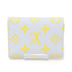 Louis Vuitton Victor Wallet Monogram Glow Canvas Gray Yellow Compact — view 3