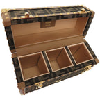 Fendi Flegrance Trunk 3 Bottles Storage 7 As300 As3 Uf1 lmn Metal FF Jacquard Brown — view 8