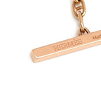 Hermes Bracelet Chaine D'ancre Verso 18K Pink Gold Rose White Sh