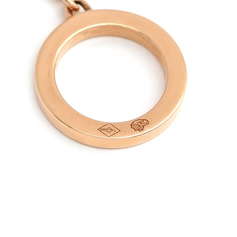 Hermes Bracelet Chaine D'ancre Verso 18K Pink Gold Rose White Sh