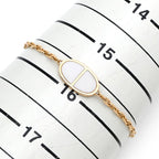 Hermes Bracelet Chaine D'ancre Verso 18K Pink Gold Rose White Sh