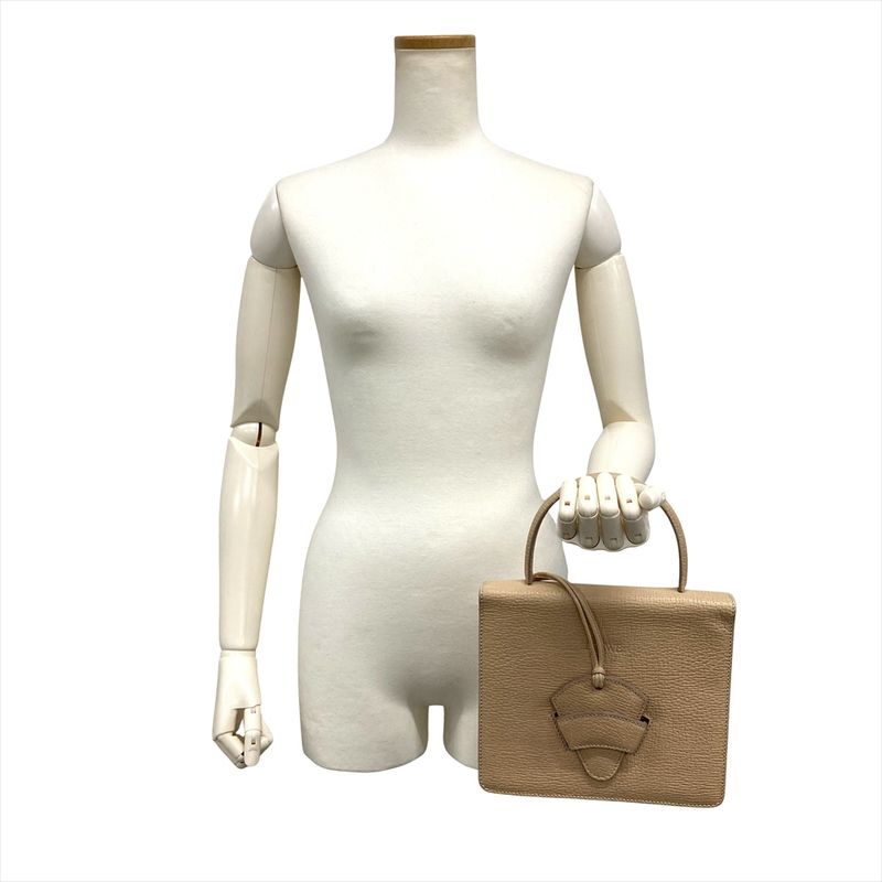 Loewe Handbag Leather Beige — view 2