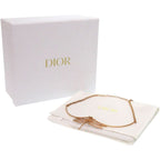 Dior Herbarium Dragonfly Metal Resin Pink Gold Clear Necklace 1506 — view 3