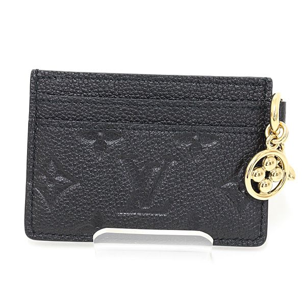 Louis Vuitton Card Holderlv Charm Monogramempreinte Noir Black — view 2