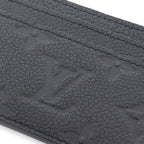 Louis Vuitton Card Holderlv Charm Monogramempreinte Noir Black — view 4