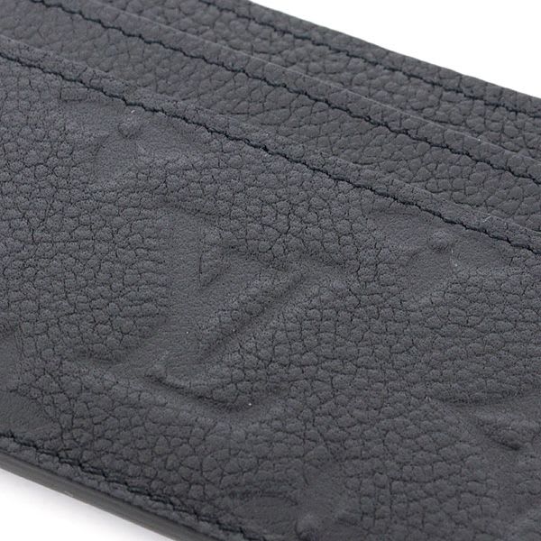 Louis Vuitton Card Holderlv Charm Monogramempreinte Noir Black — view 4