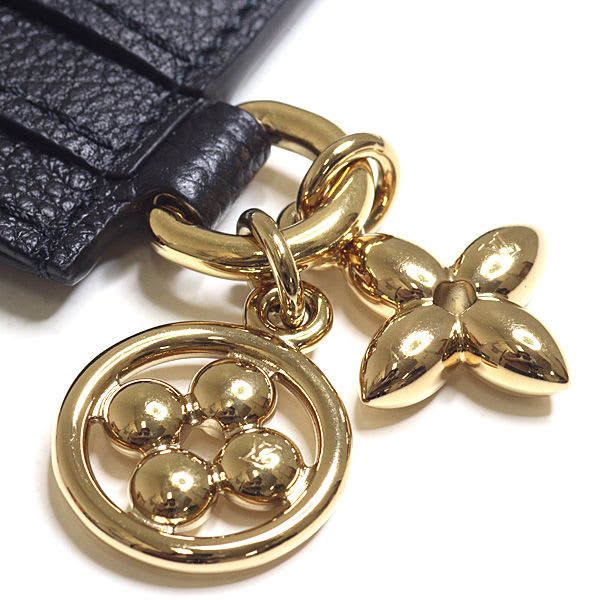 Louis Vuitton Card Holderlv Charm Monogramempreinte Noir Black — view 5