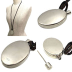 Hermes Perfume Bottle Necklace Atomizer Pendant Lanier Vintage — view 2