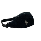 Prada Terry Mini Re-Edition Triangle Logo Hardware Pile Handbag