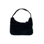 Prada Terry Mini Re-Edition Triangle Logo Hardware Pile Handbag