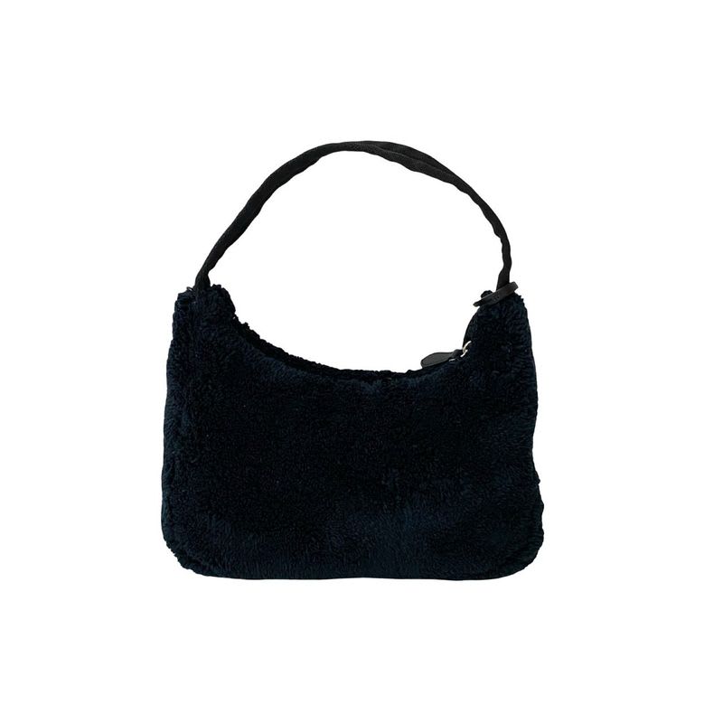 Prada Terry Mini Re-Edition Triangle Logo Hardware Pile Handbag