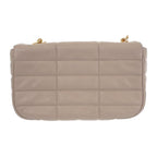 Celine Matelasse Monochrome epz.02 tr Shoulder Bag Goth Leather Ivory — view 3