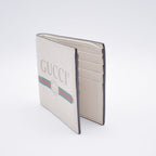 Gucci Wallet Logo Print Bifold Leather White 31 Bs007 — view 2