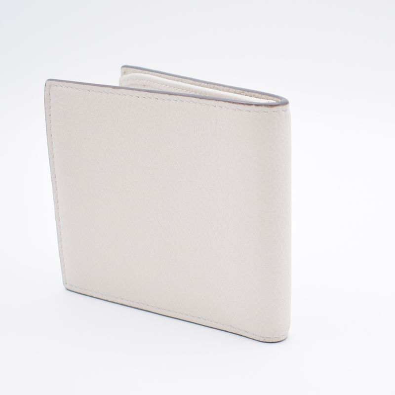 Gucci Wallet Logo Print Bifold Leather White 31 Bs007 — view 4