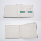 Gucci Wallet Logo Print Bifold Leather White 31 Bs007 — view 7