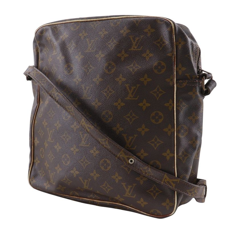 Louis Vuitton Malso Vintage Monogram Canvas Brown Shoulder Bag — view 2