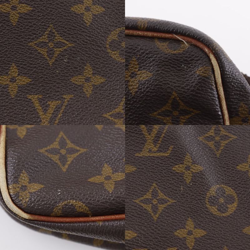 Louis Vuitton Malso Vintage Monogram Canvas Brown Shoulder Bag — view 7