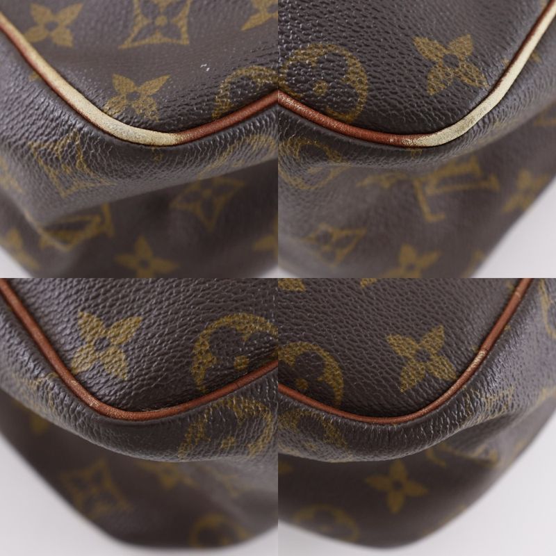 Louis Vuitton Malso Vintage Monogram Canvas Brown Shoulder Bag — view 4