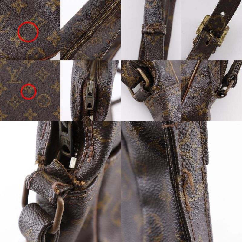 Louis Vuitton Malso Vintage Monogram Canvas Brown Shoulder Bag — view 8