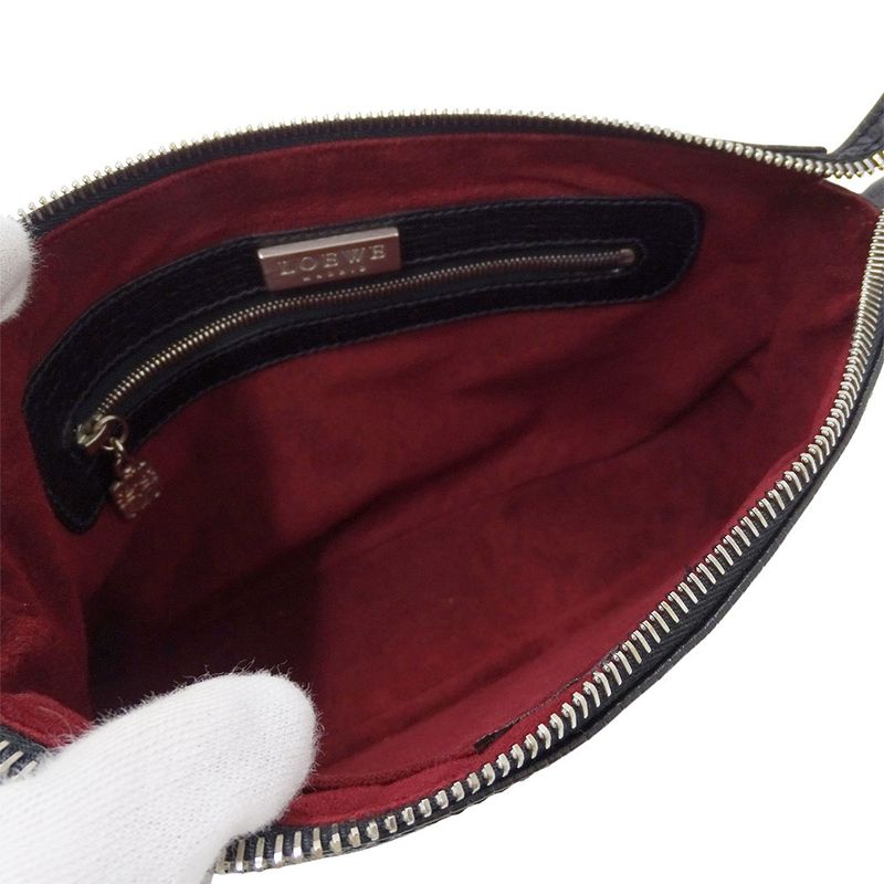 Loewe Bag Leather Black One Mini Small Going Out — view 5
