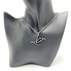 Louis Vuitton Necklace Snake Pendant Accessory With Adjuster Vintage
