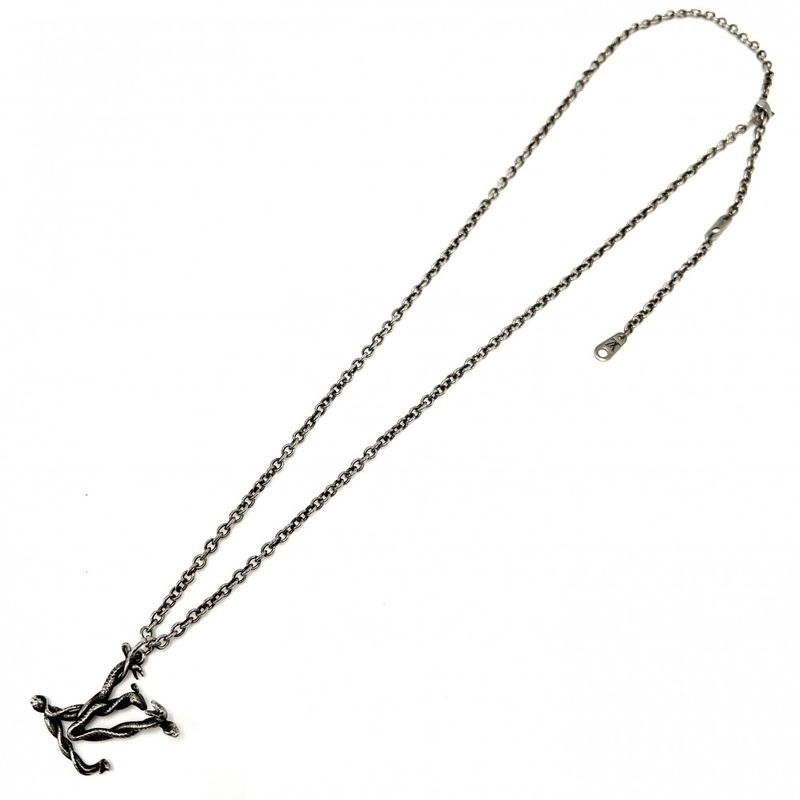 Louis Vuitton Necklace Snake Pendant Accessory With Adjuster Vintage