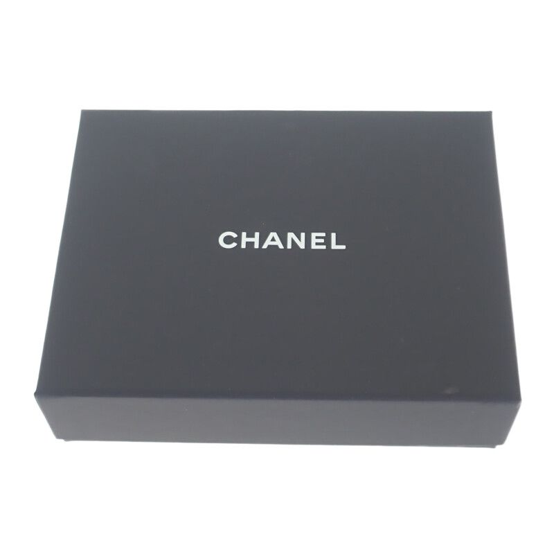 Chanel Bow Aa9921 Barrette Silk Black Silver Hardware — view 9