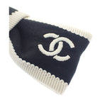 Chanel Bow Aa9921 Barrette Silk Black Silver Hardware — view 6
