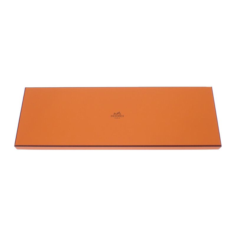 Hermes Silk Twill Tie H Tonneau T Navy Multicolor — view 9