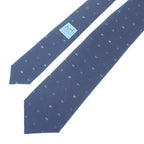 Hermes Silk Twill Tie H Tonneau T Navy Multicolor — view 3