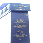 Louis Vuitton Eclipse Bandeau Scarf Silk Blue Beige — view 7