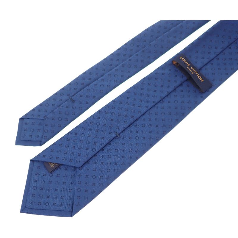 Louis Vuitton Neo Monogrammiss Ime Necktie Silk Navy — view 3