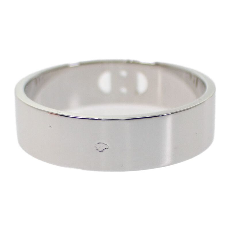 Hermes Hd'ancre PM 17.5 Size 58 B Ring 18K White Gold Diamond — view 3