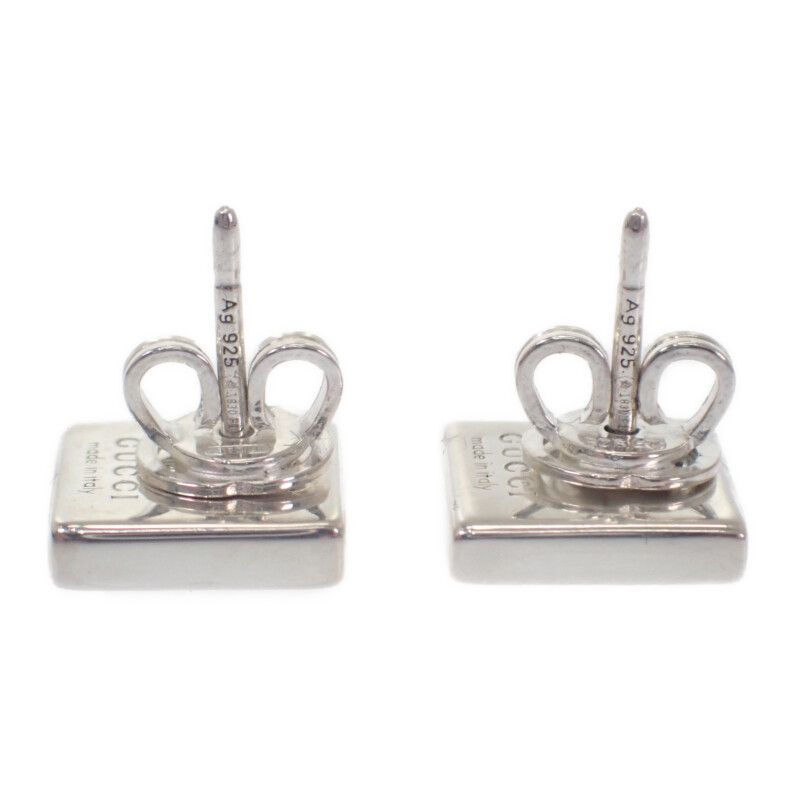 Gucci Diagonal j8400 8106 Earrings Star Ring Silver — view 5