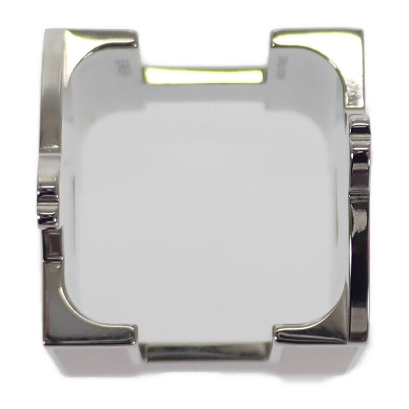 Hermes H Cheval S 01 Scarf Ring Clip Metal Red Black — view 4