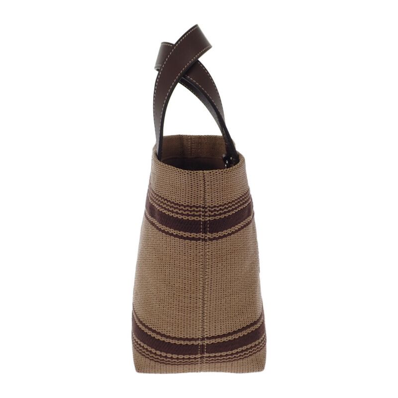Celine Mini Cabas Tote fry.02 nu 2-Way Bag Leather Raffia Brown — view 5