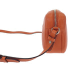 Prada Vittero Dino Soft 1 Bh192 Shoulder Bag Leather Orange Silver Hardware — view 4