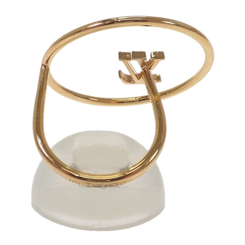 Louis Vuitton Burg Eclipse Ring Gold Plated Brand Size M — view 4