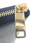 Celine Coin Purse 10 C662 Ca2-38 no Case Triomphe Canvas Black — view 9