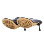 Bottega Veneta Mules Round Toe High Heel Leather One Color 36.5 Black BB — view 6