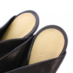 Bottega Veneta Mules Round Toe High Heel Leather One Color 36.5 Black BB — view 5