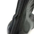 Bottega Veneta Bloc Block Leather Heel Ankle Boots Black 36 — view 9