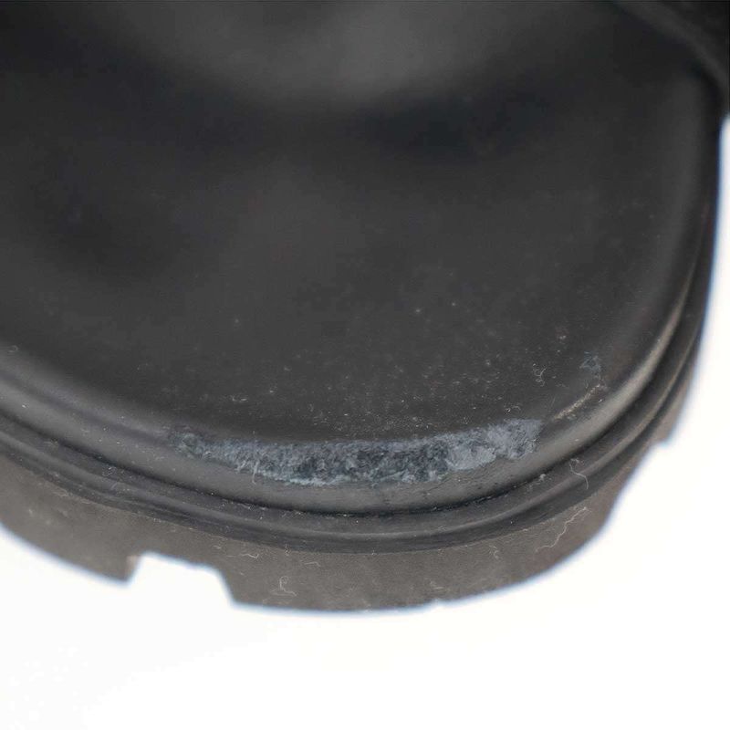 Prada Triangle Lo Velcro Strap Sandals 2 X3129 Black 8 — view 8