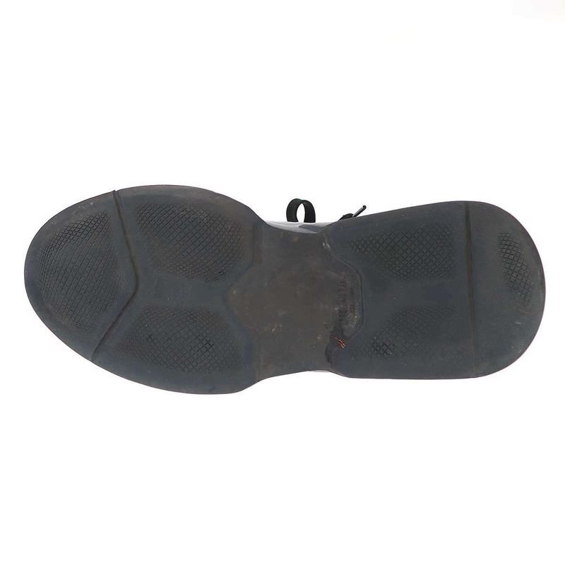 Prada Polarius Leather Sneakers Navy 7 1 2 — view 4