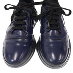 Prada Polarius Leather Sneakers Navy 7 1 2 — view 7