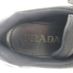 Prada Polarius Leather Sneakers Navy 7 1 2 — view 5